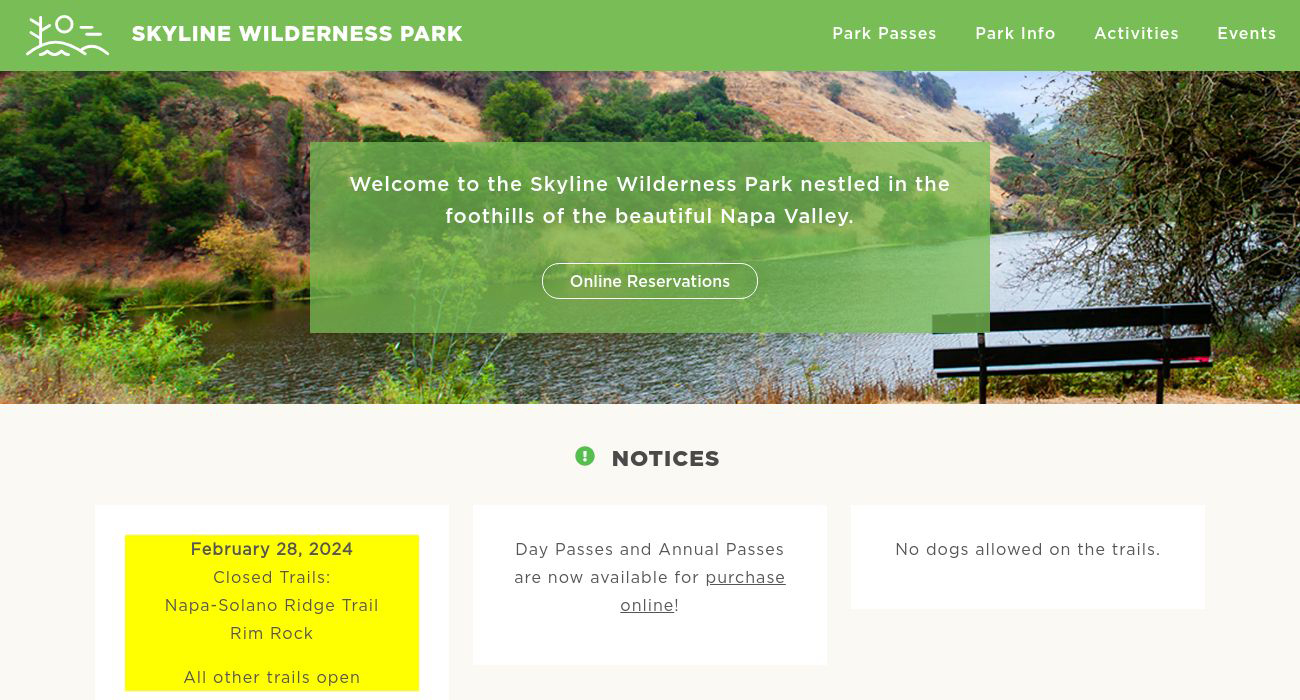 Skyline Wilderness Park