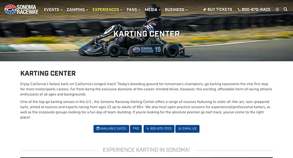 Sears Point Racing Karting Center